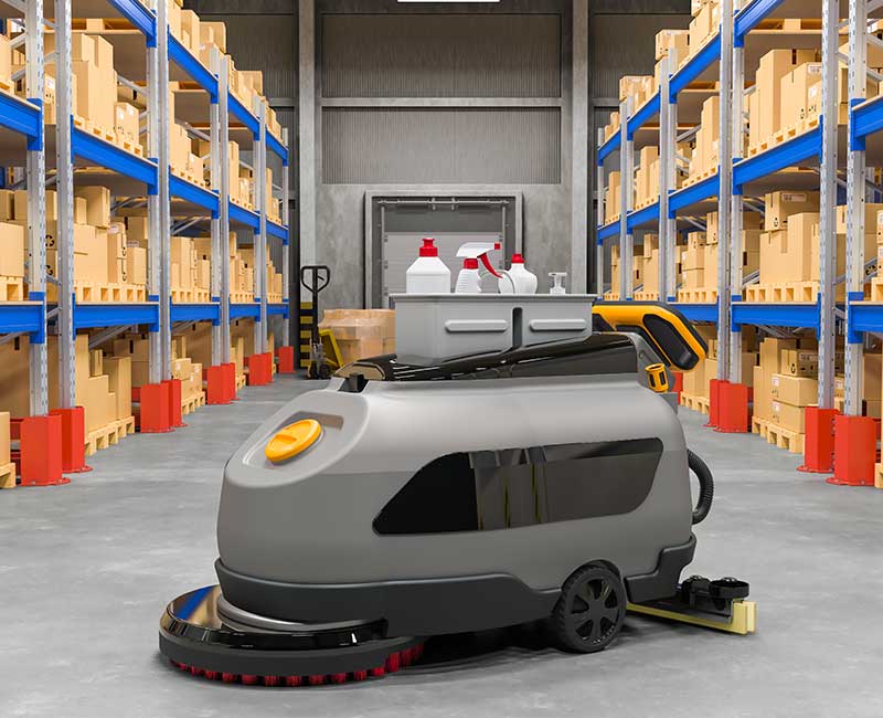 Warehouse Floor Cleaning Machines